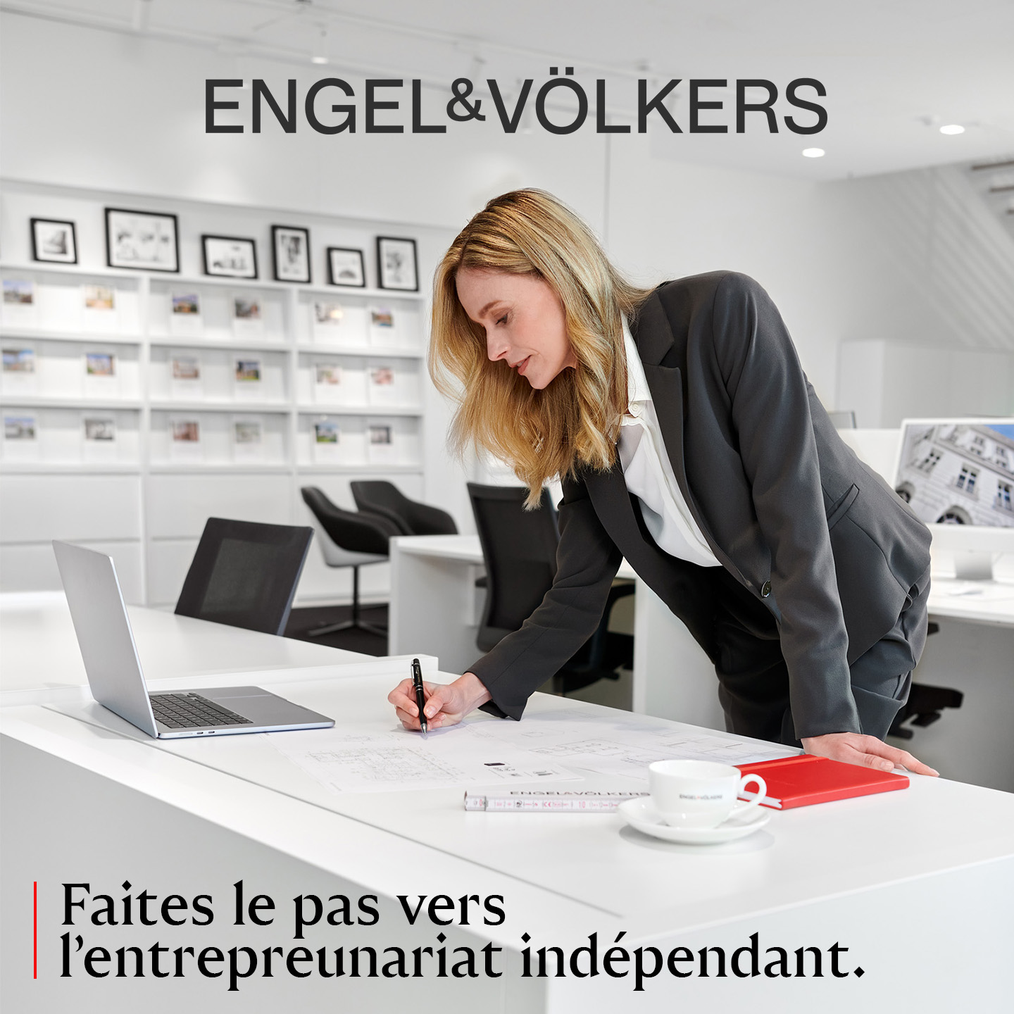 Engel & Völkers Paris Facebook ad: Devenez franchisé(e)!