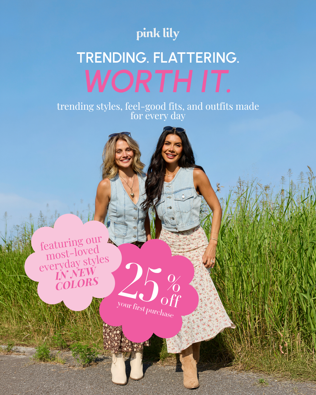 Pink Lily Facebook ad