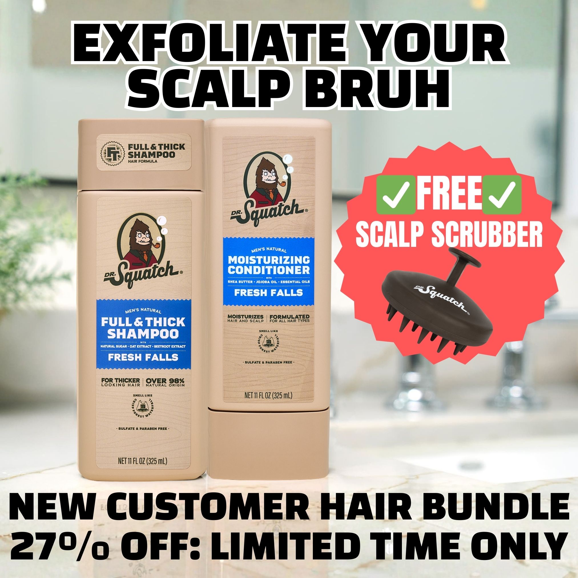 Dr. Squatch Facebook ad