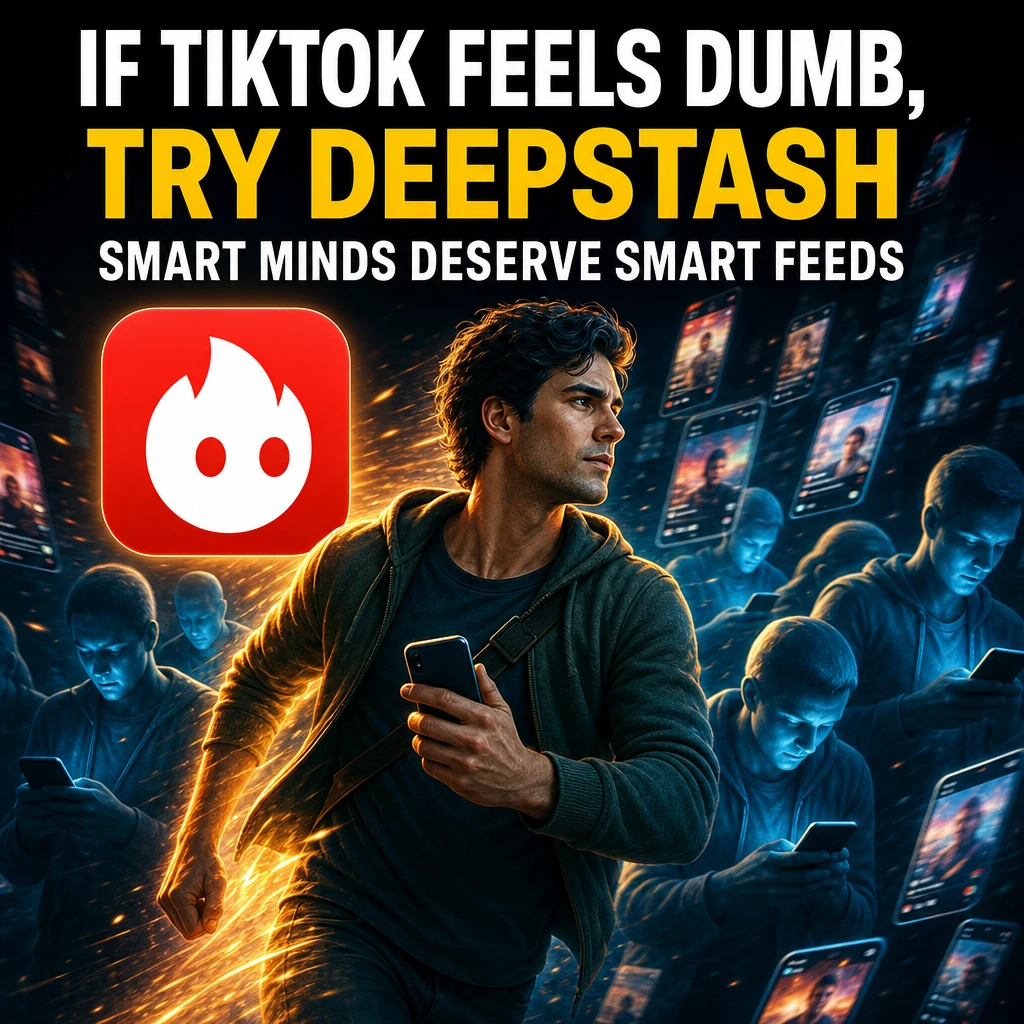 Deepstash Facebook ad