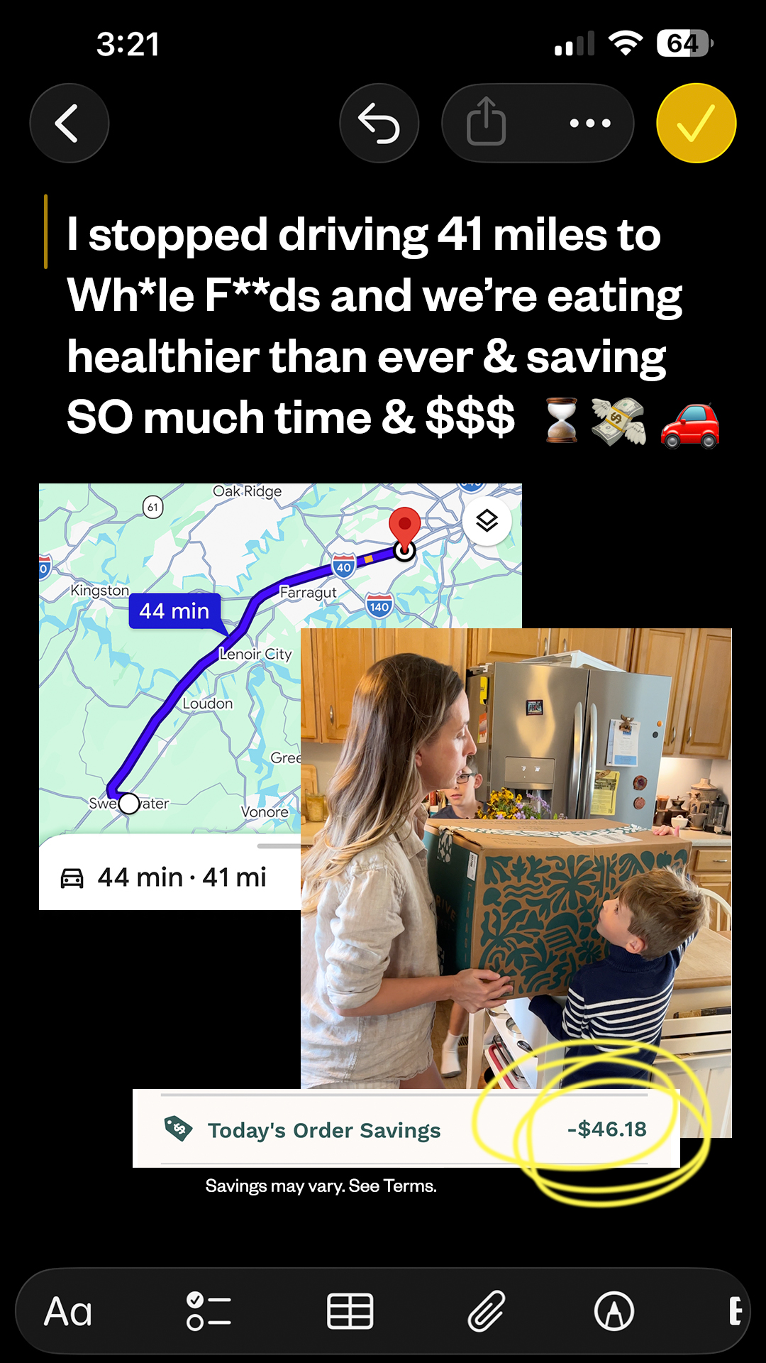 Thrive Market Facebook ad