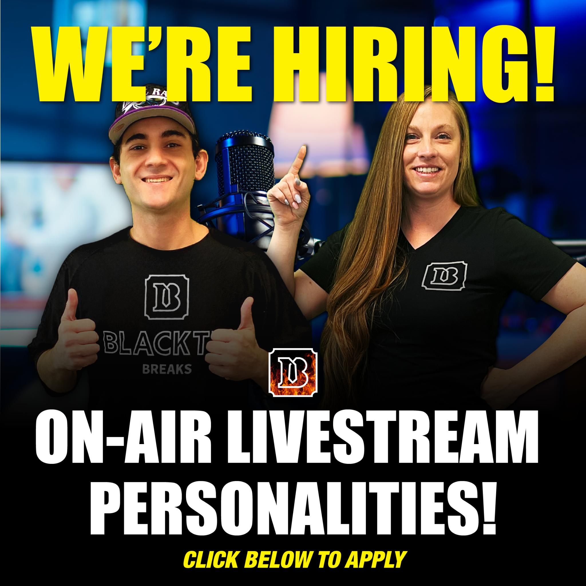 BlackTie Breaks Facebook ad: Join the BlackTieBreaks Team!