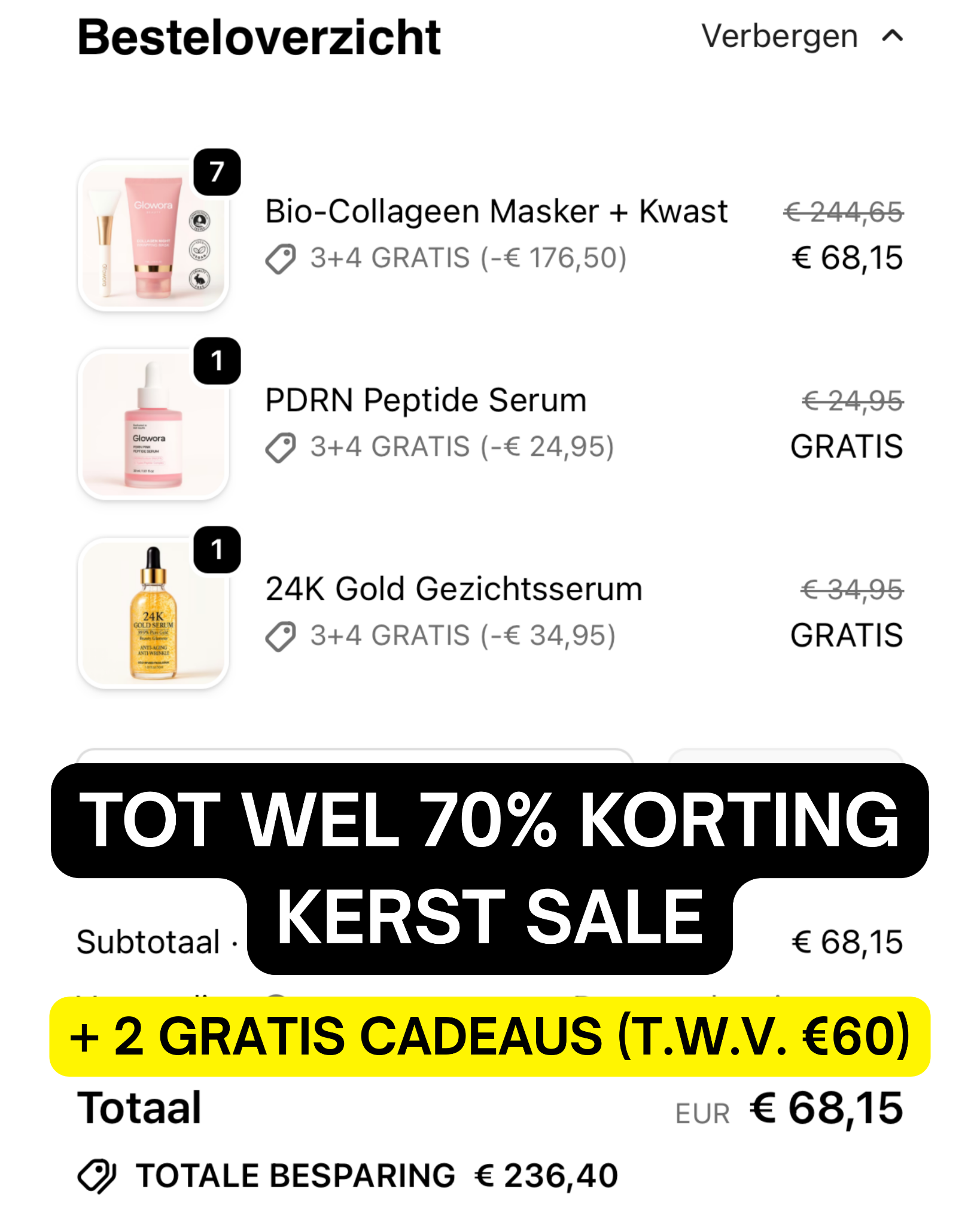 Glowora Facebook ad