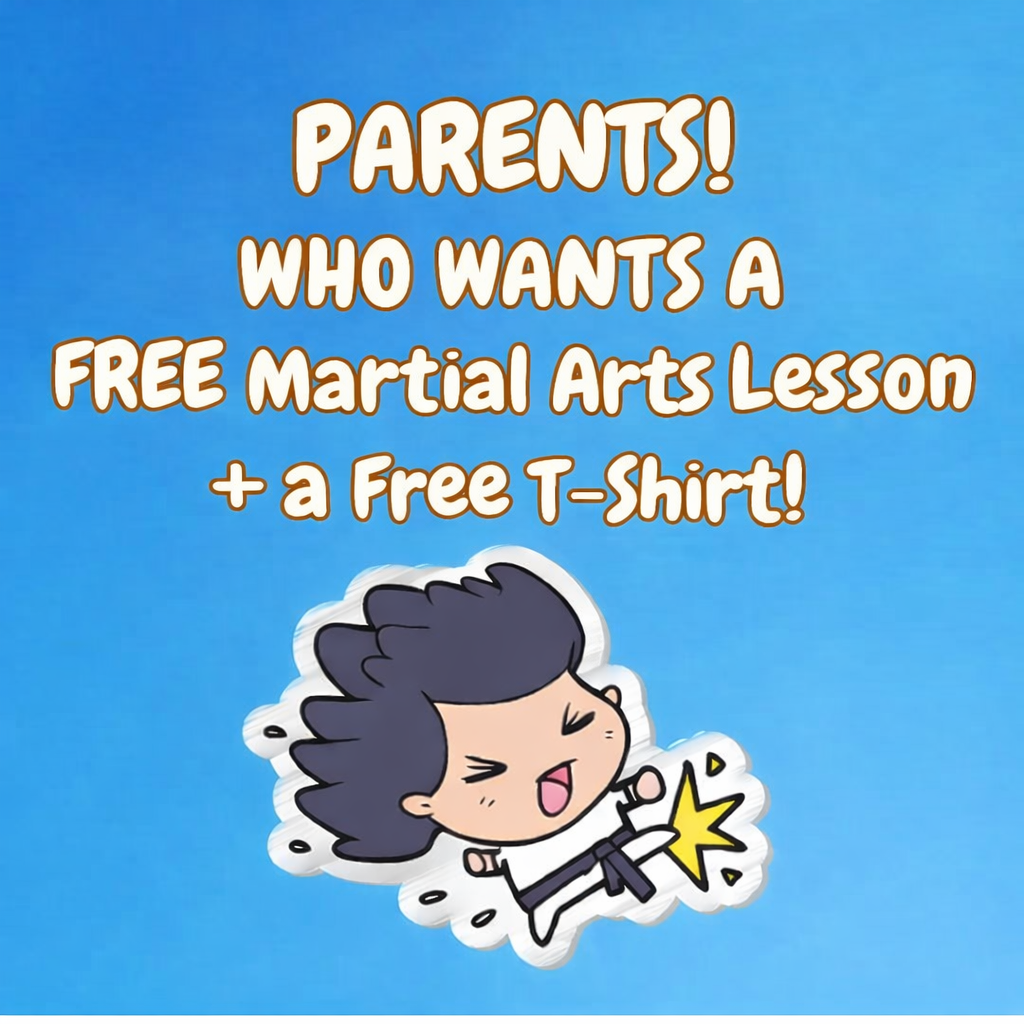 Excel Martial Arts Academy Facebook ad: FREE Private Lesson & FREE T-Shirt