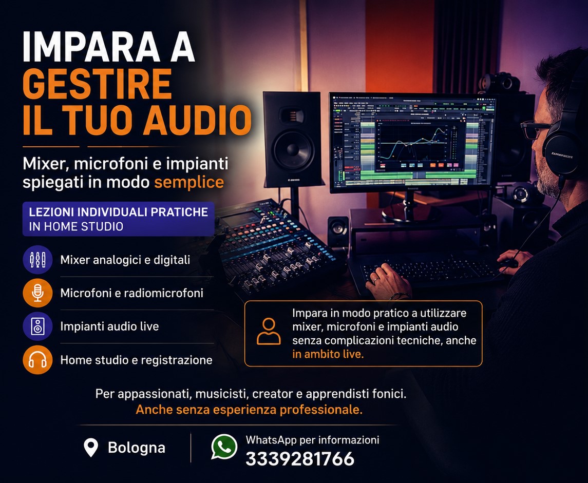 Fabio Fanuzzi - Fonico/Sound Designer Facebook ad: Ti piacerebbe capire meglio come gestire il tuo…