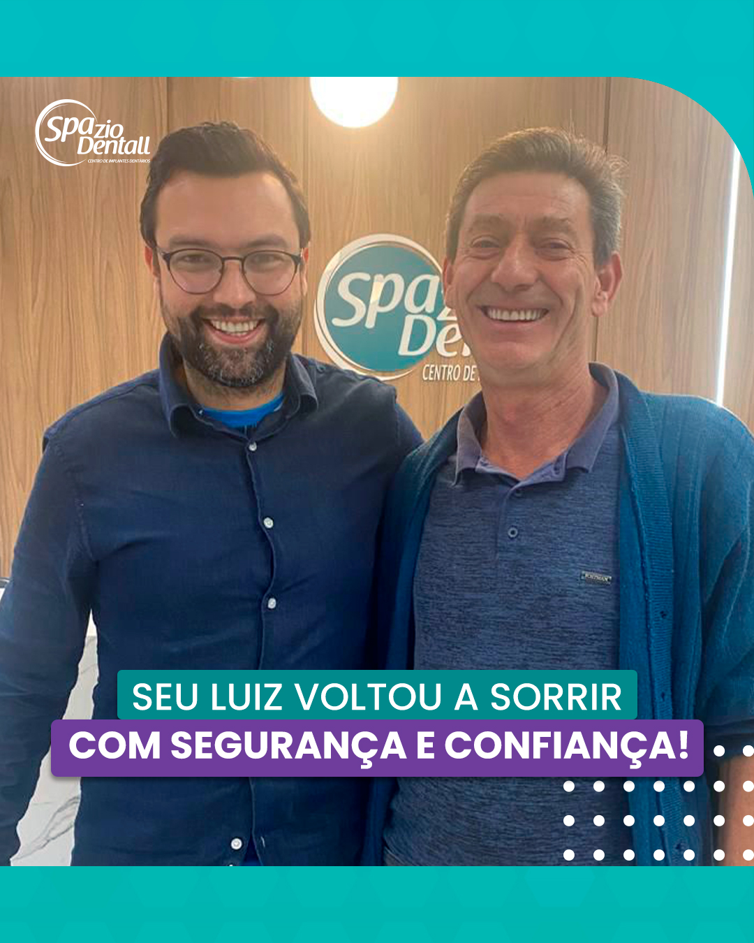 Spazio Dentall SBS Facebook ad: Depois de tantos anos escondendo o sorriso, Seu…