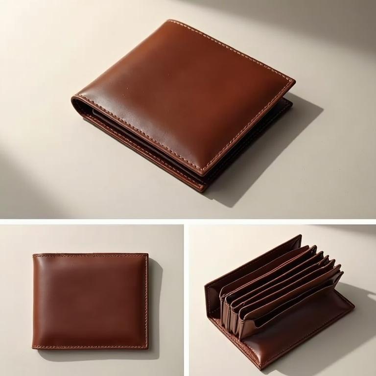 ScoutAnswers Portal Facebook ad: Premium Men's Leather Wallet!
