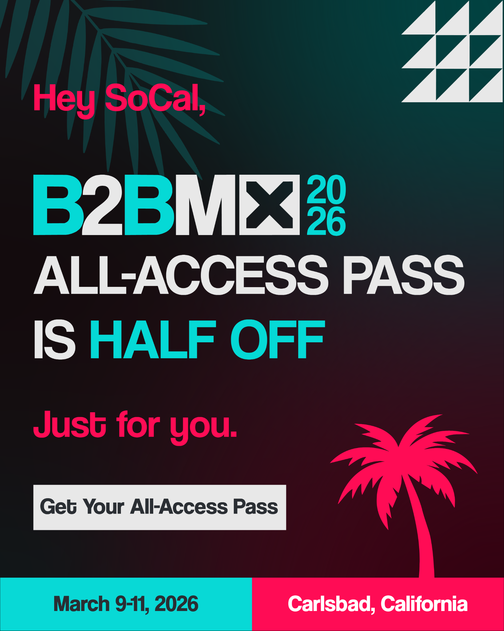 B2B Marketing Exchange Facebook ad: March 9-11 | Carlsbad, CA