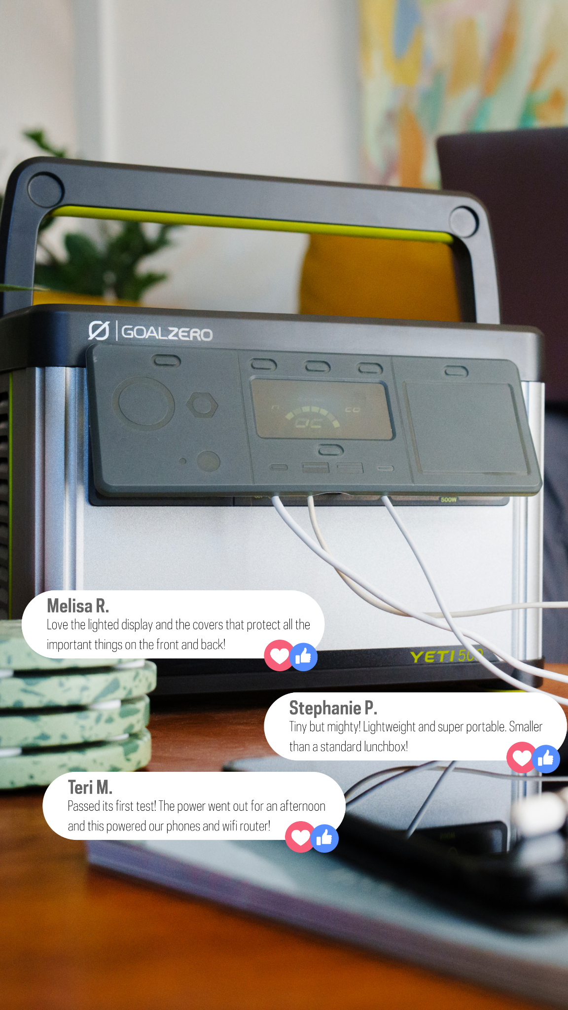 Goal Zero Facebook ad