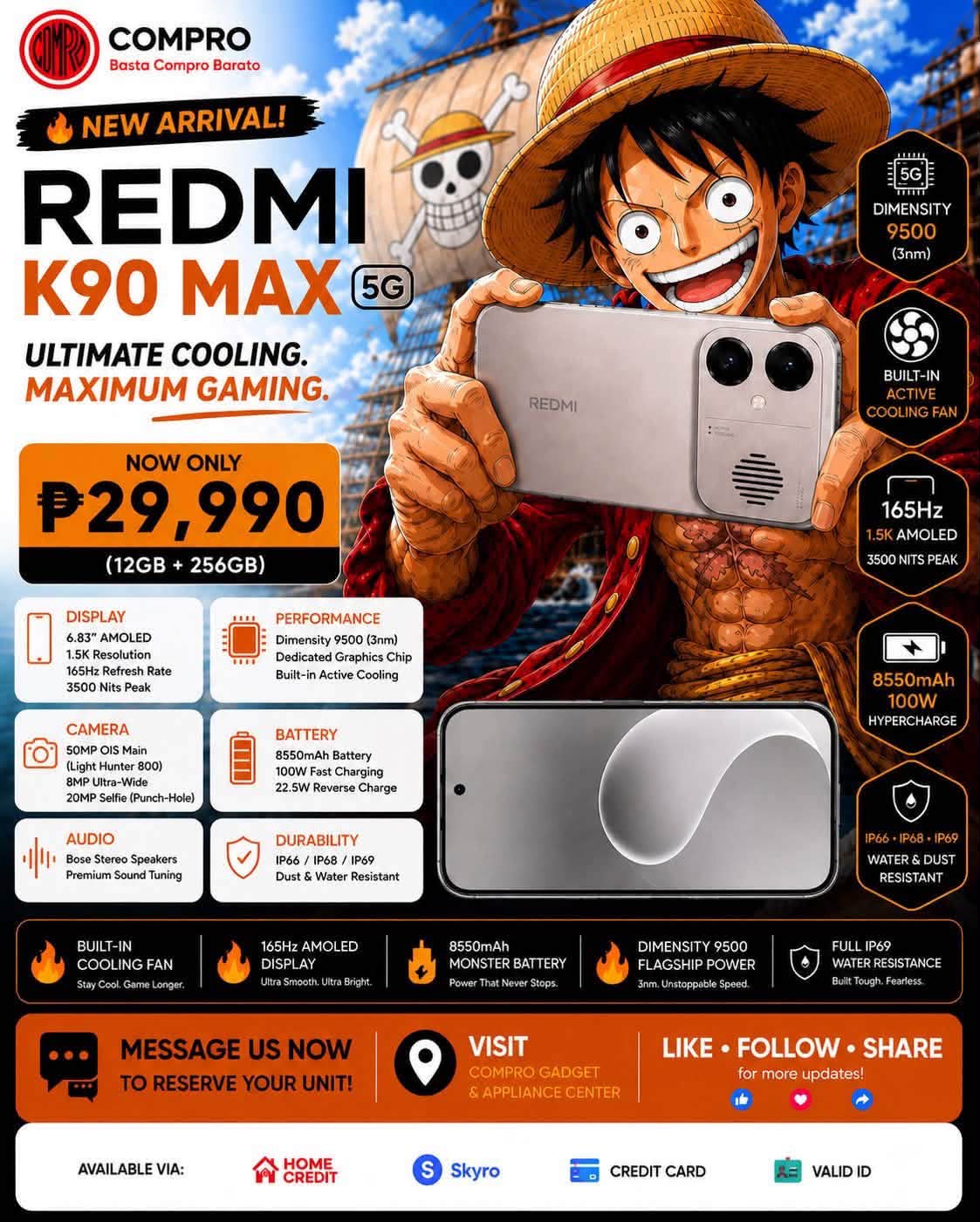 Compro Gadget Store- Pagadian Facebook ad: Take Home Your Dream Gadgets & Appliances Today!