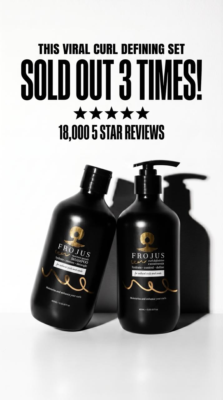 Frojus - Curly Hair Products Facebook ad: Your best curls start here.