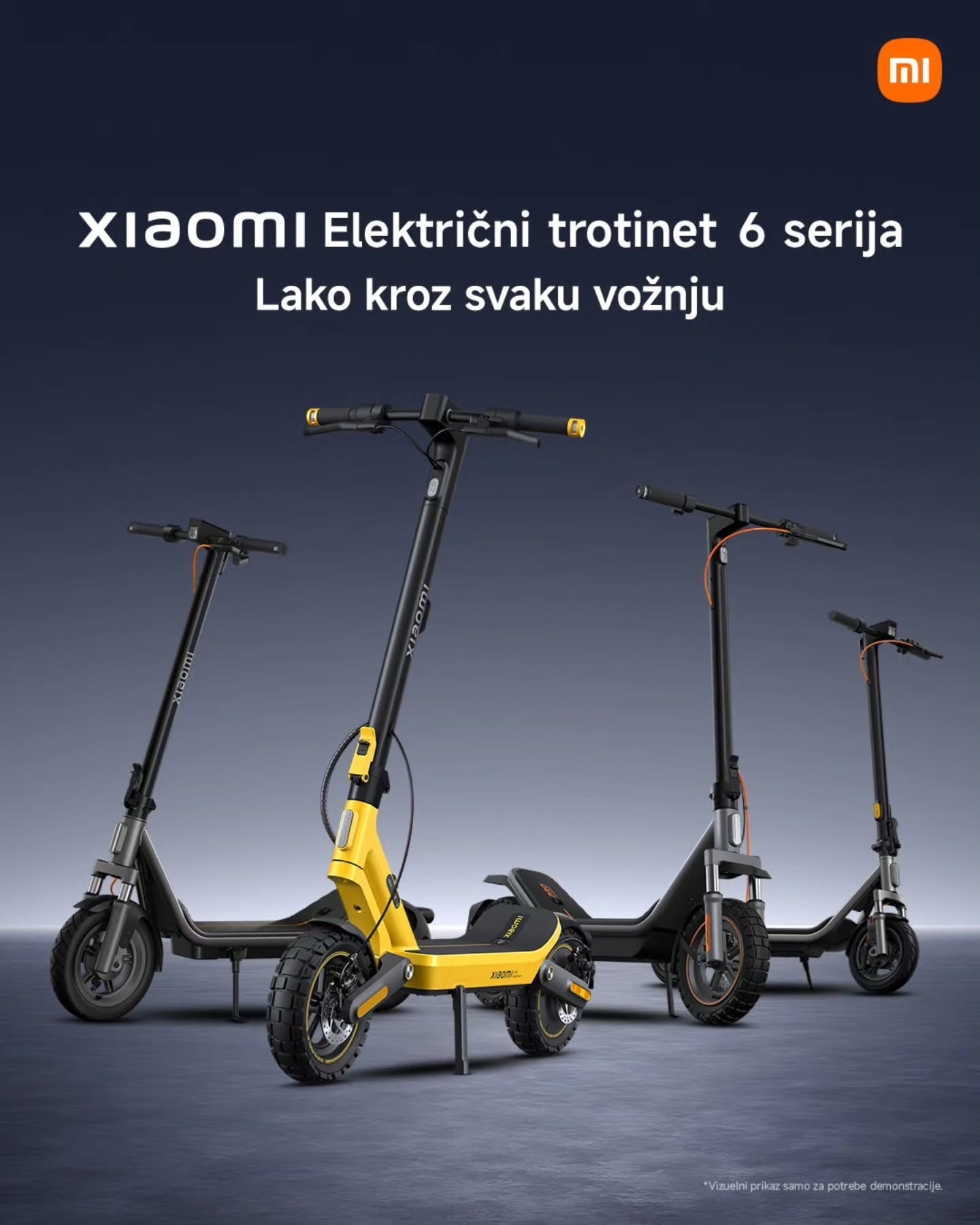 Xiaomi Srbija Facebook ad: Električni trotineti