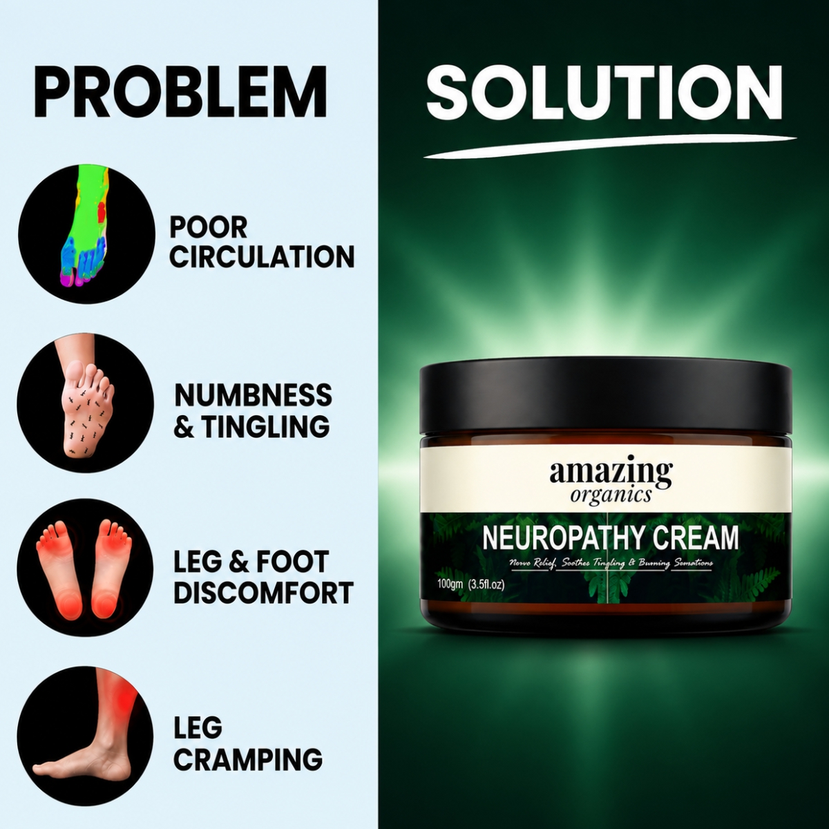 Amazing Organics IN Facebook ad