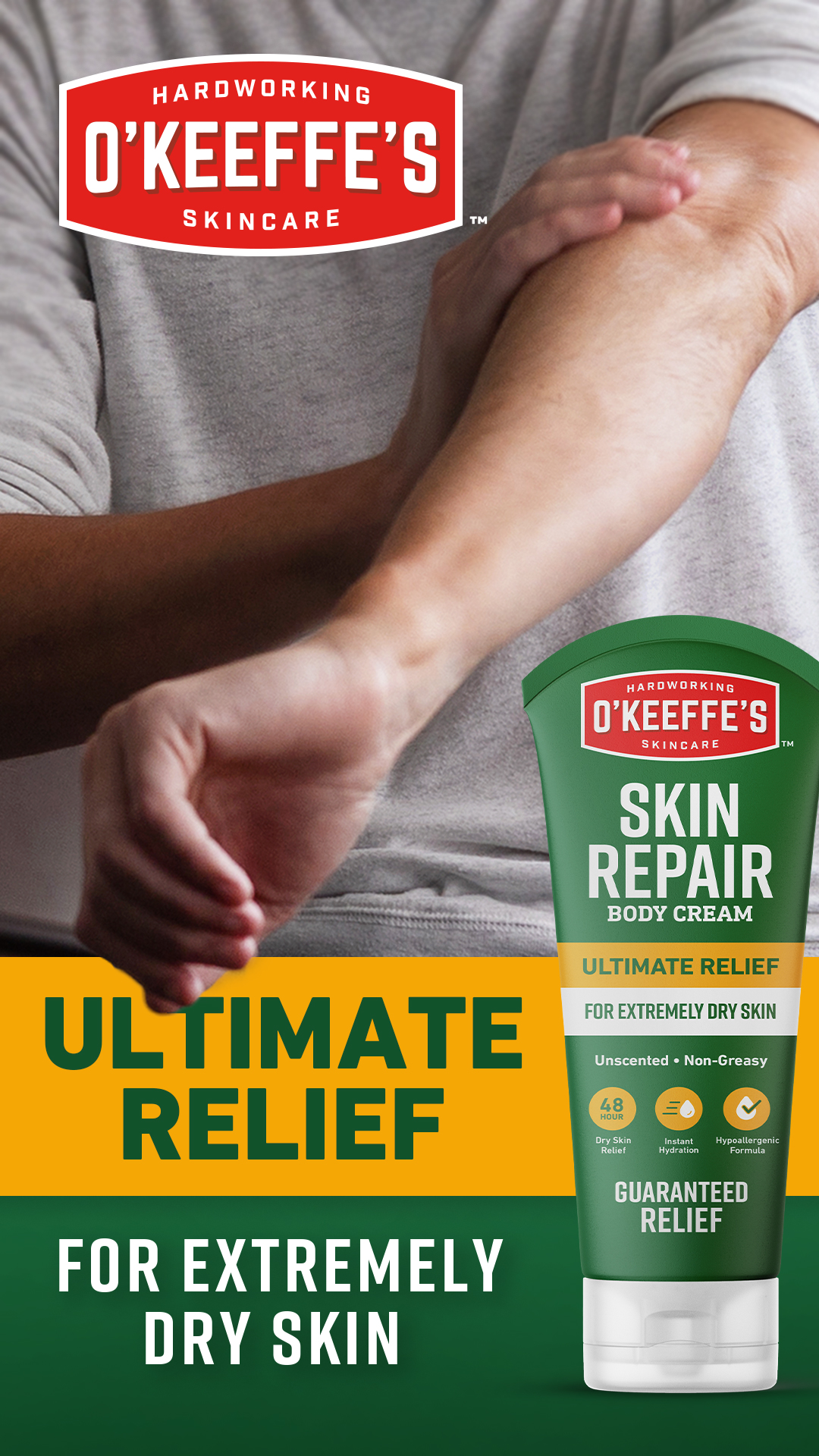 O'Keeffe's Company Facebook ad