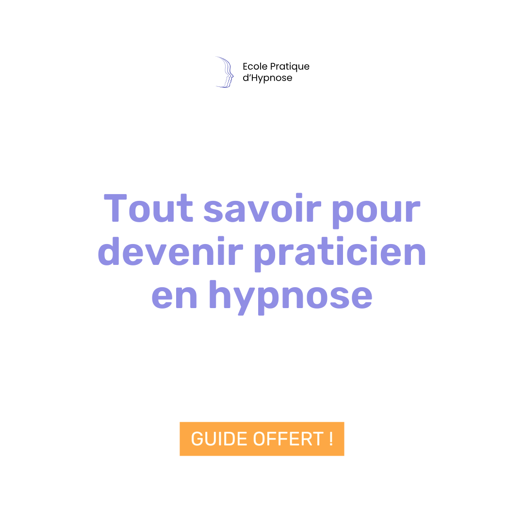 Ecole pratique d'hypnose Facebook ad: Devenir praticien en hypnose [gratuit]