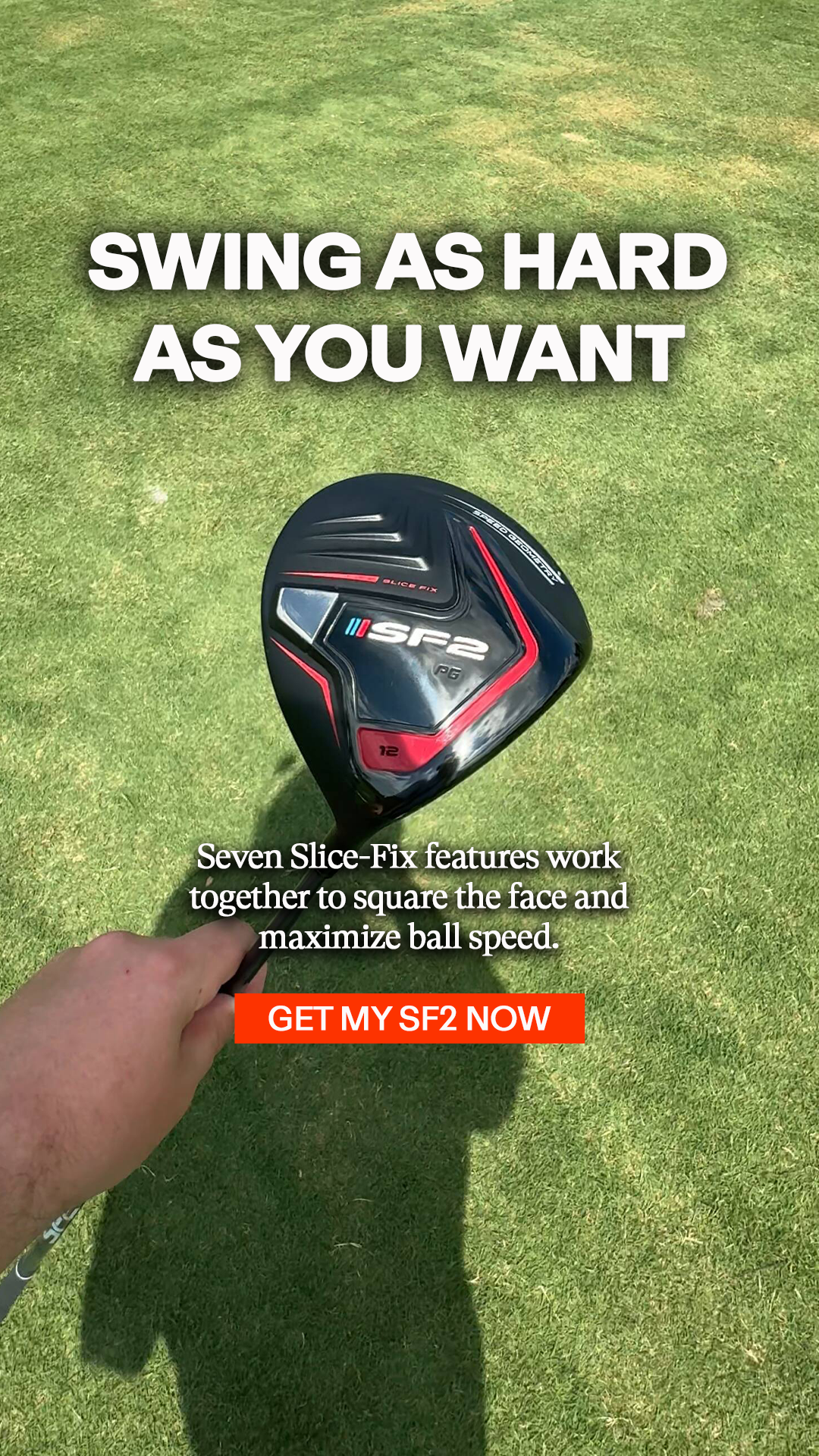 Performance Golf Facebook ad