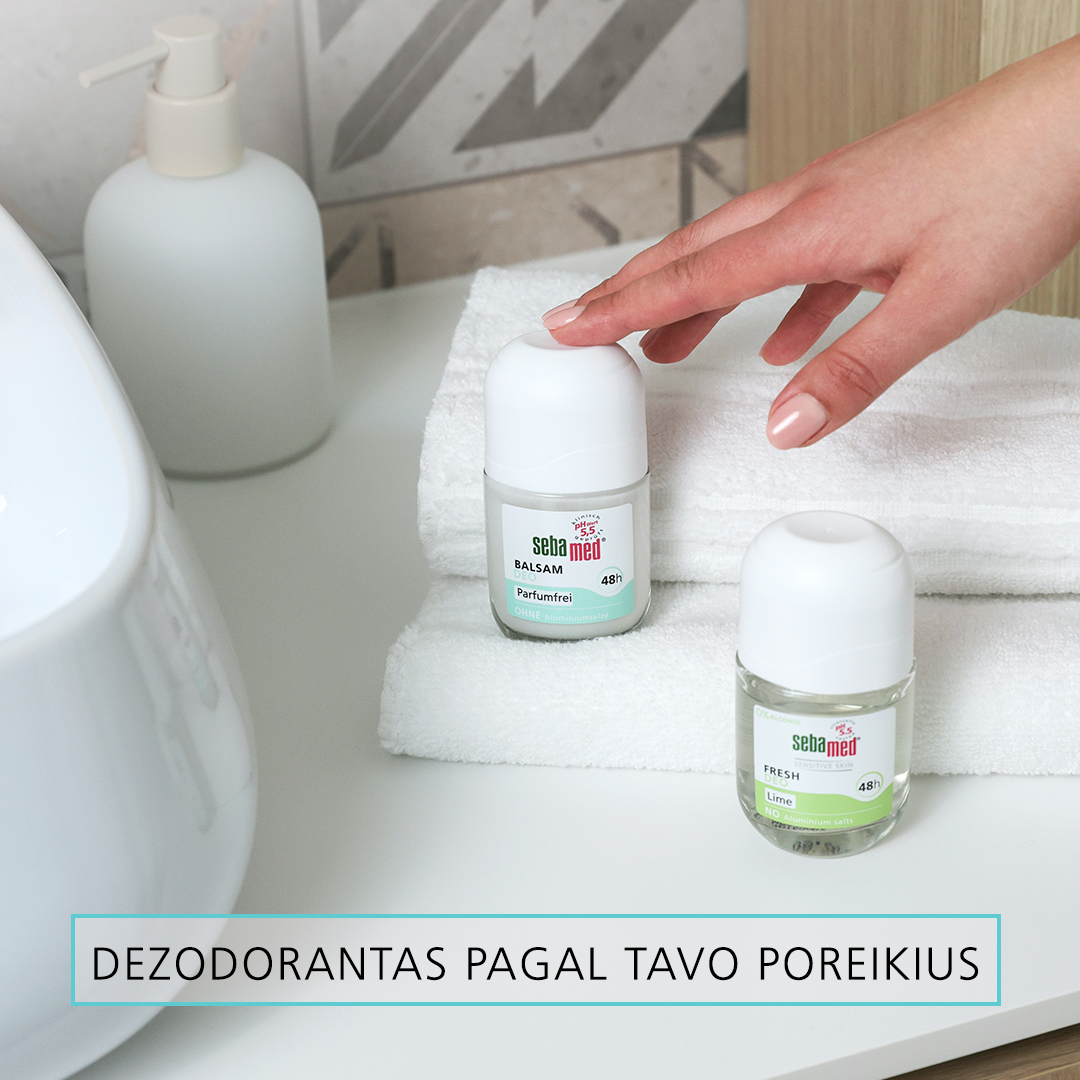 Sebamed Lietuva Facebook ad: Dezodorantai