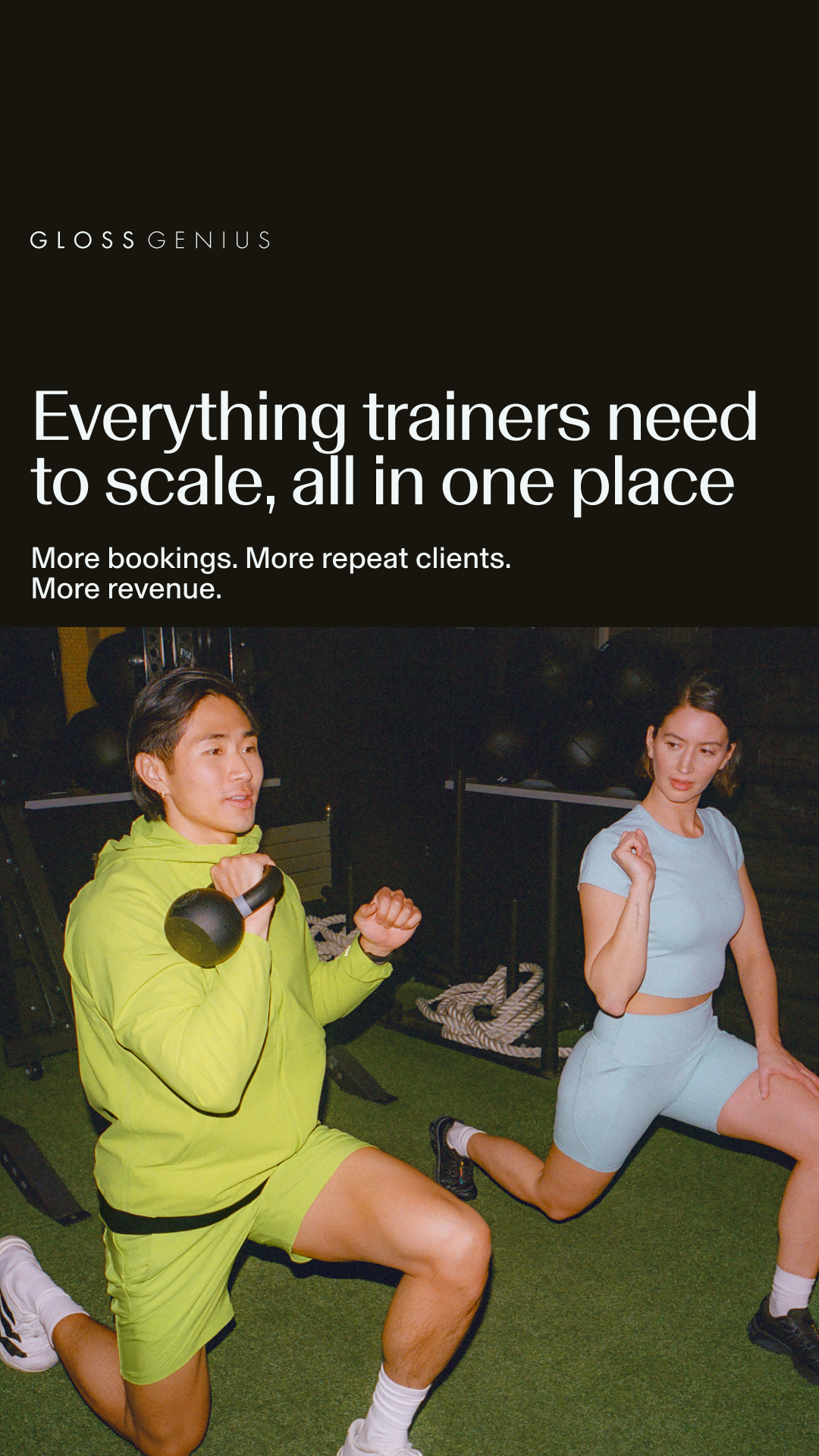 GlossGenius Facebook ad