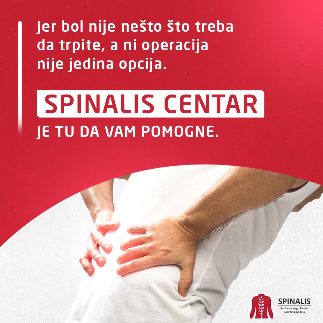 Spinalis - Tretman diskus hernije bez operacije Facebook ad: U Spinalis centru smo fokusirani na neoperativno lečenje…