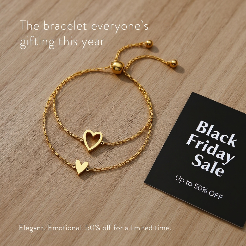 Worthy Always Facebook ad: BLACK FRIDAY SALE 50% OFF!