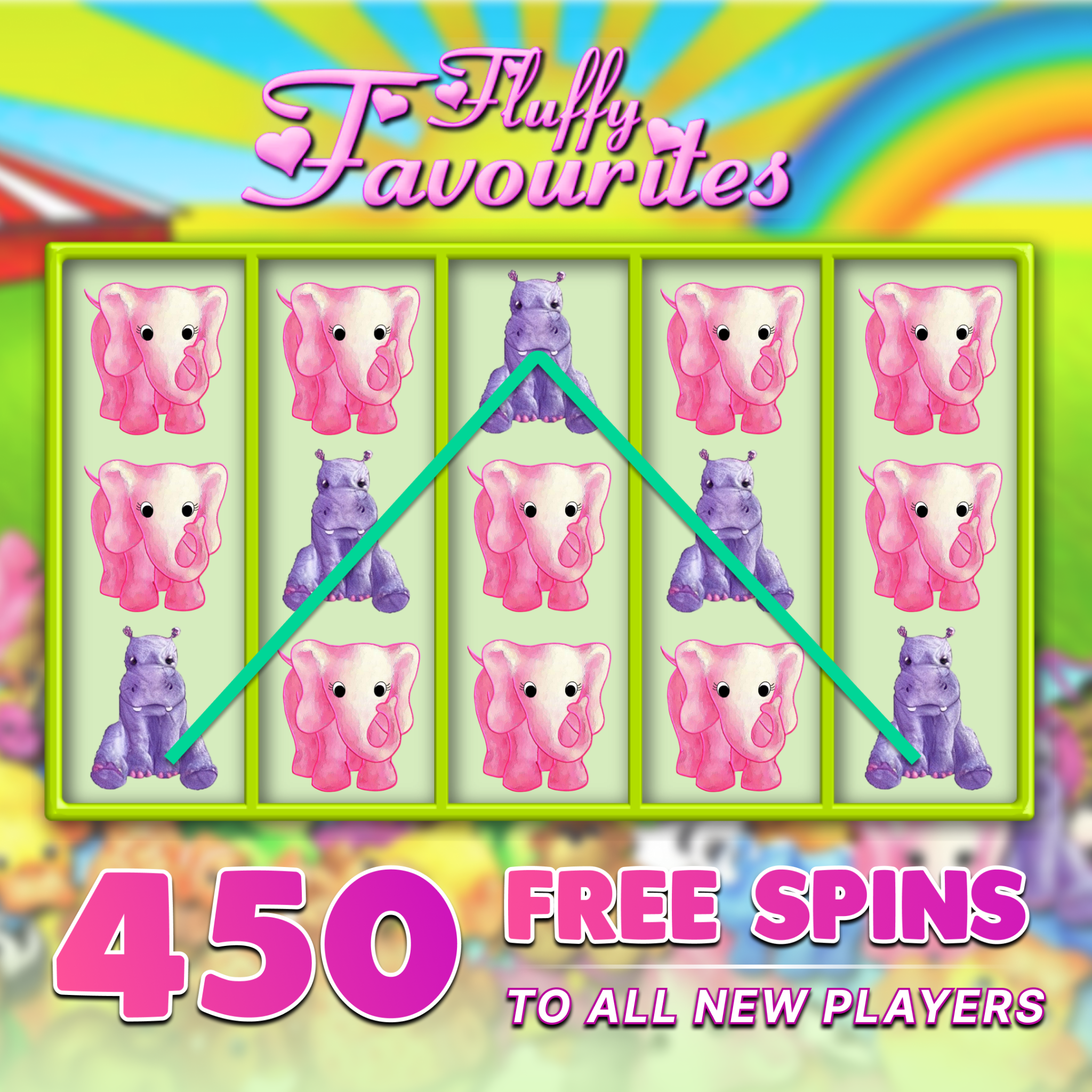 Fluffy Games Facebook ad: Fluffy Favourites