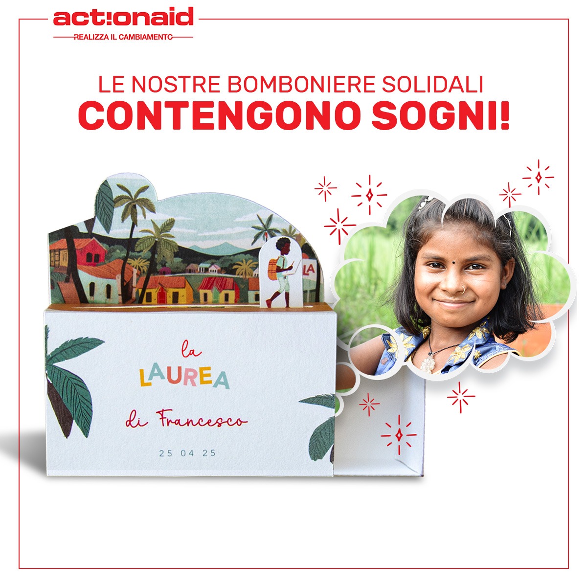 ActionAid Italia Facebook ad: Bomboniere Solidali ActionAid