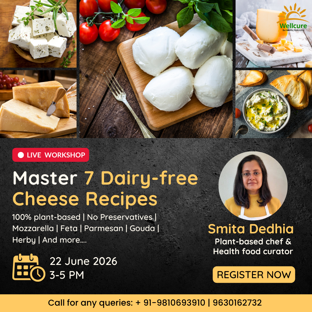 Wellcure Facebook ad: Vegan Cheese Making Workshop, LIVE