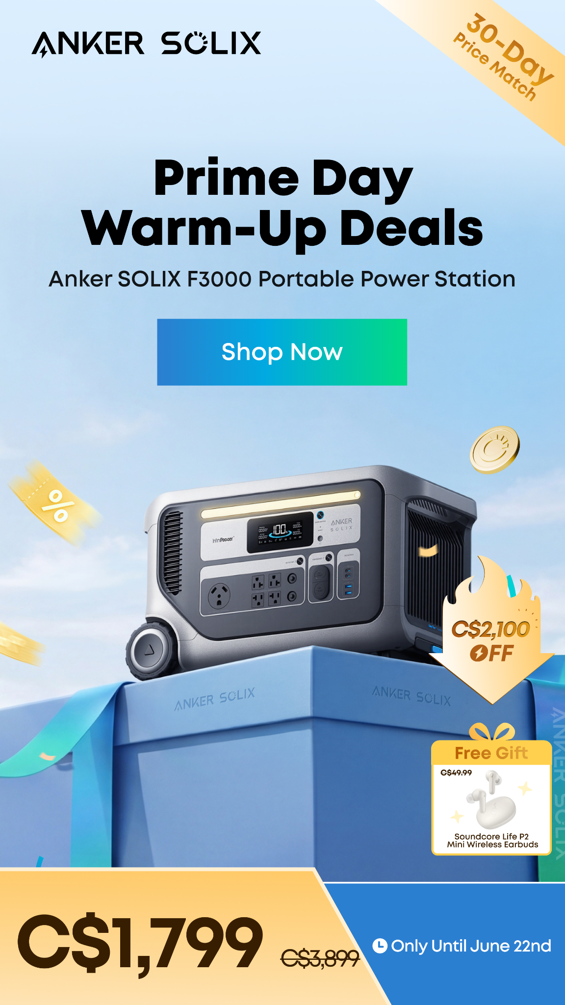Anker SOLIX Facebook ad