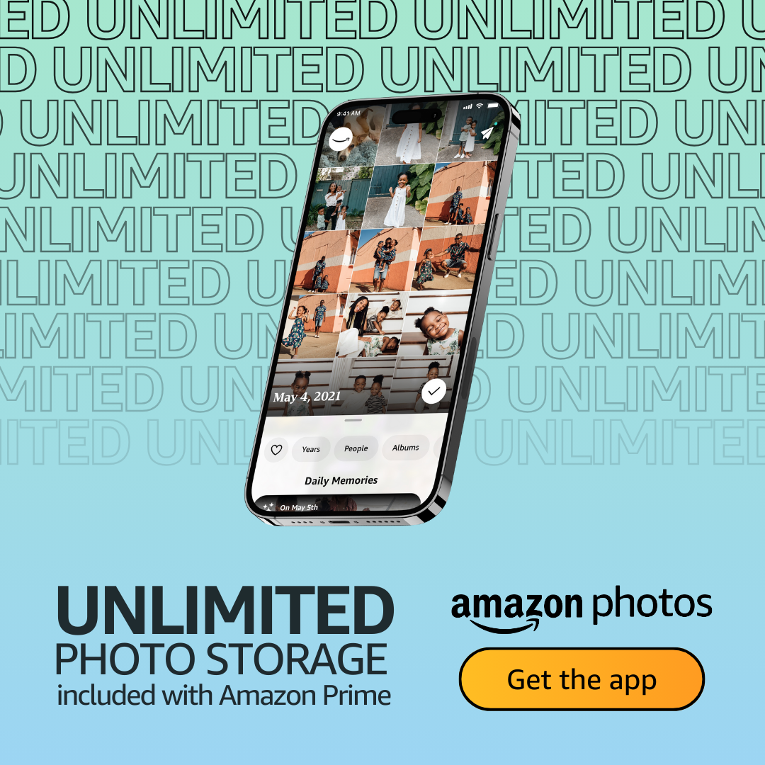 Amazon Photos Facebook ad