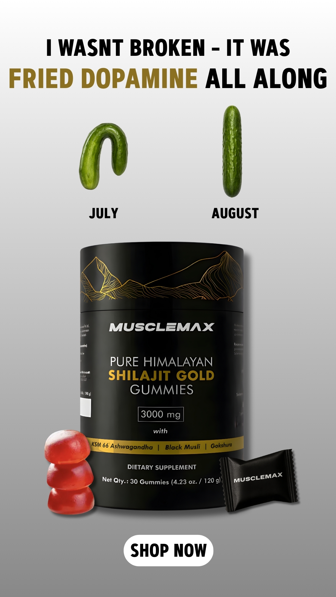 Try MuscleMax Facebook ad