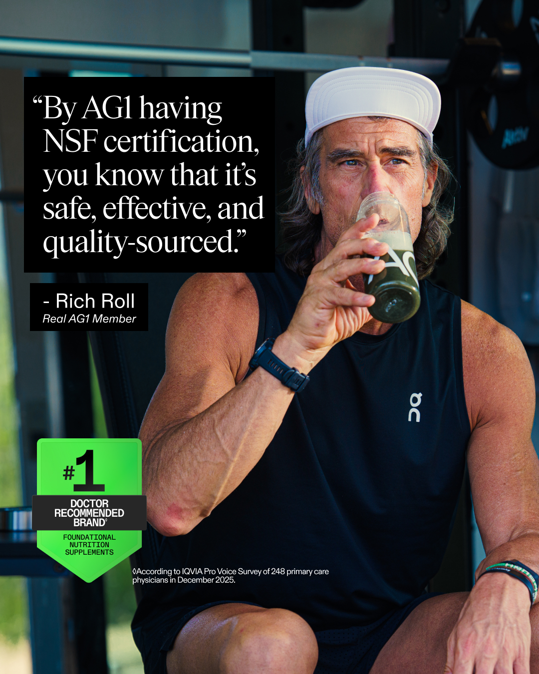 Rich Roll Facebook ad: Clinically-Backed Daily Nutrition