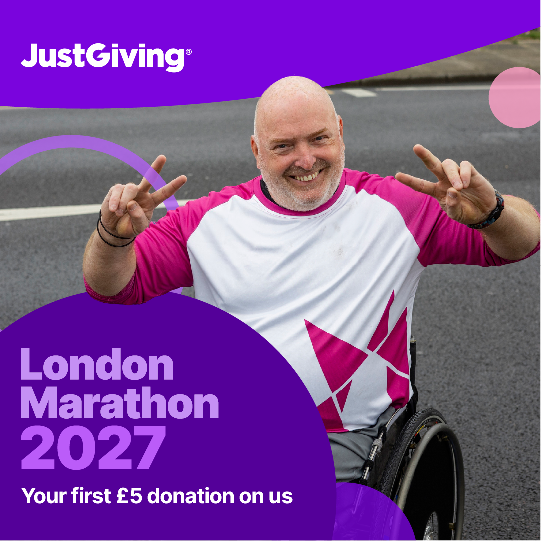 JustGiving Facebook ad