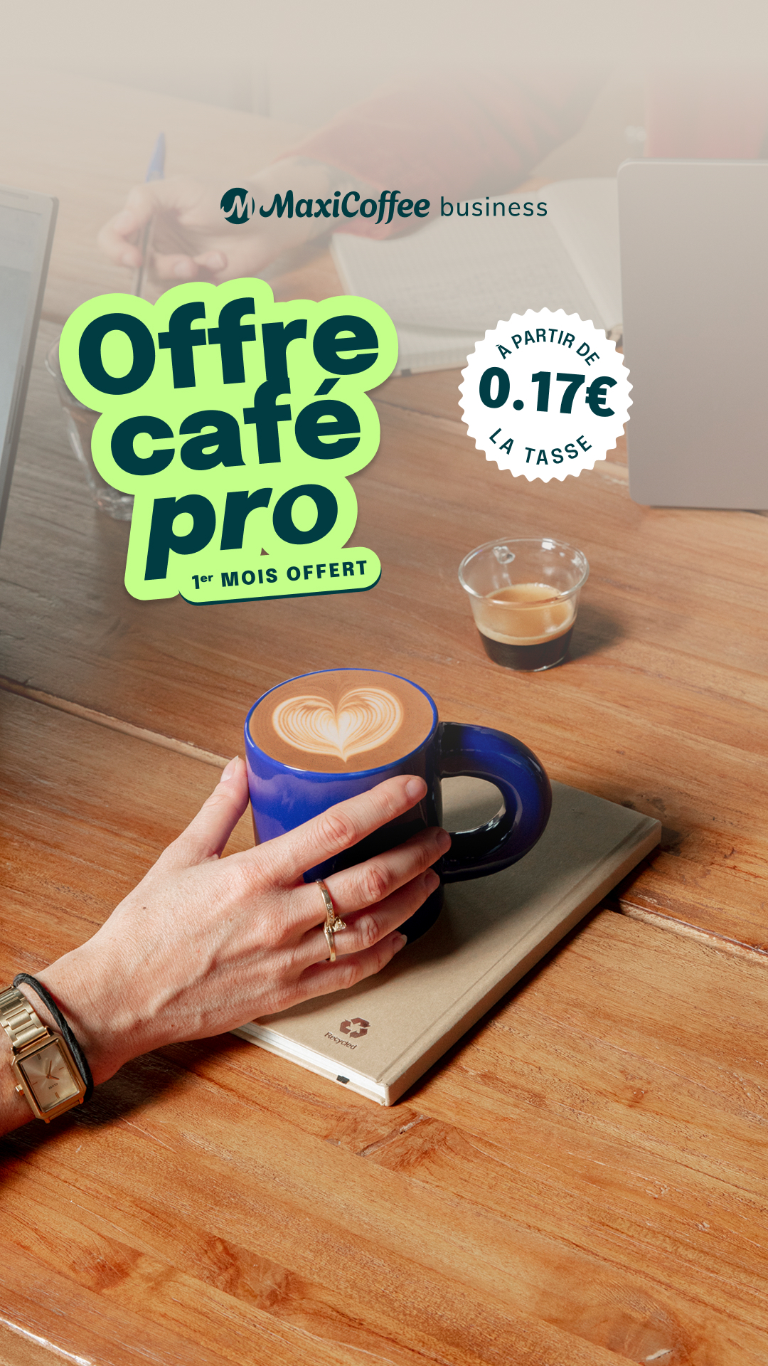 MaxiCoffee Facebook ad: Combien coûte votre café?
