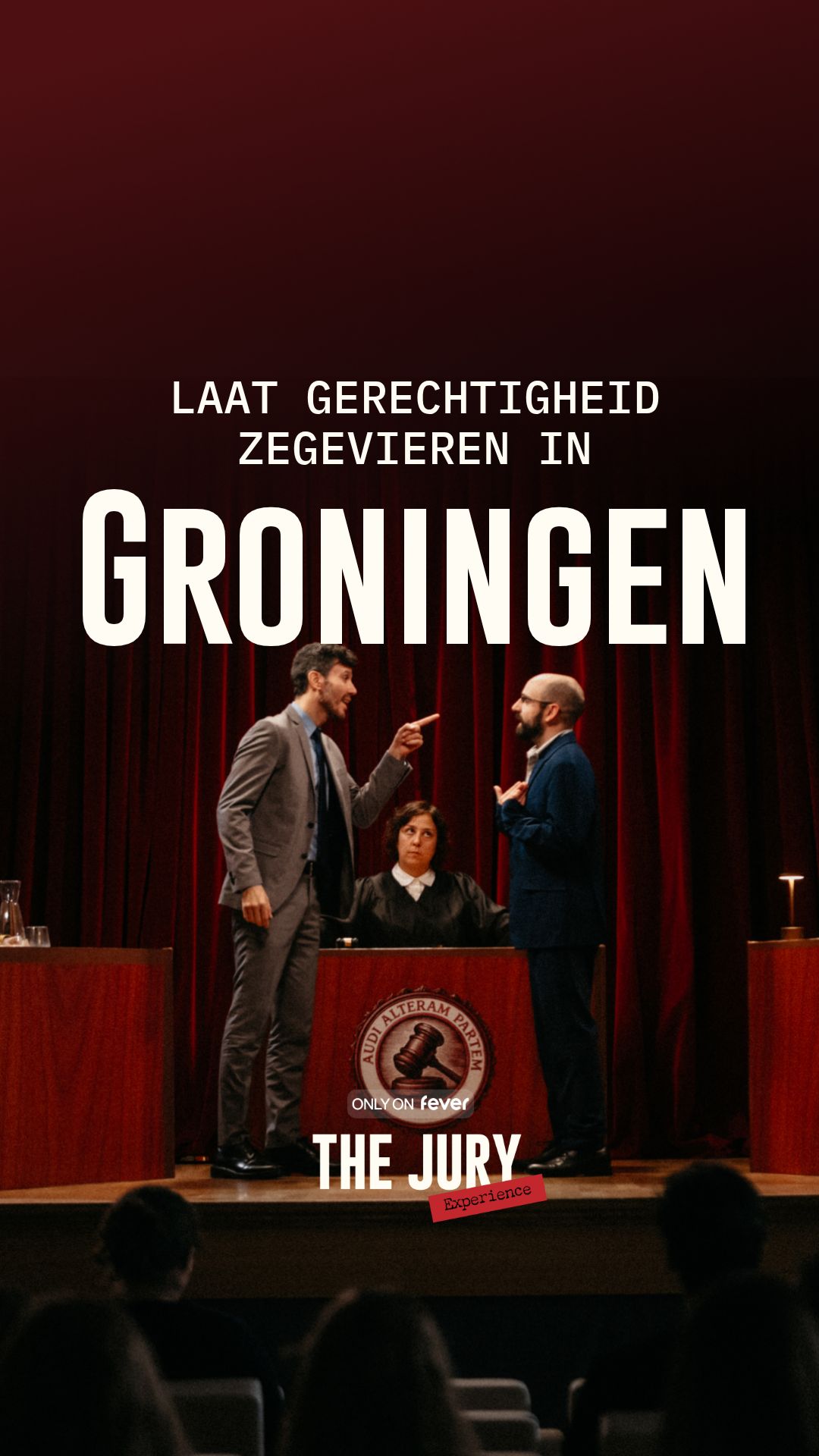 The Jury Experience Facebook ad