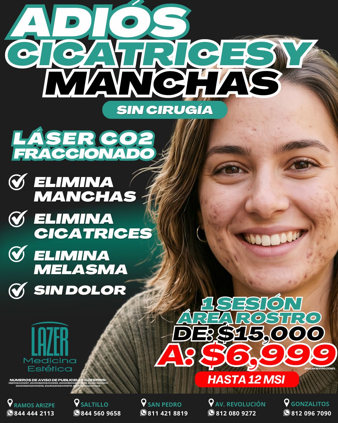 Lazer Medicina Estética - San Pedro Facebook ad: ¡Aprovecha nuestra promoción!