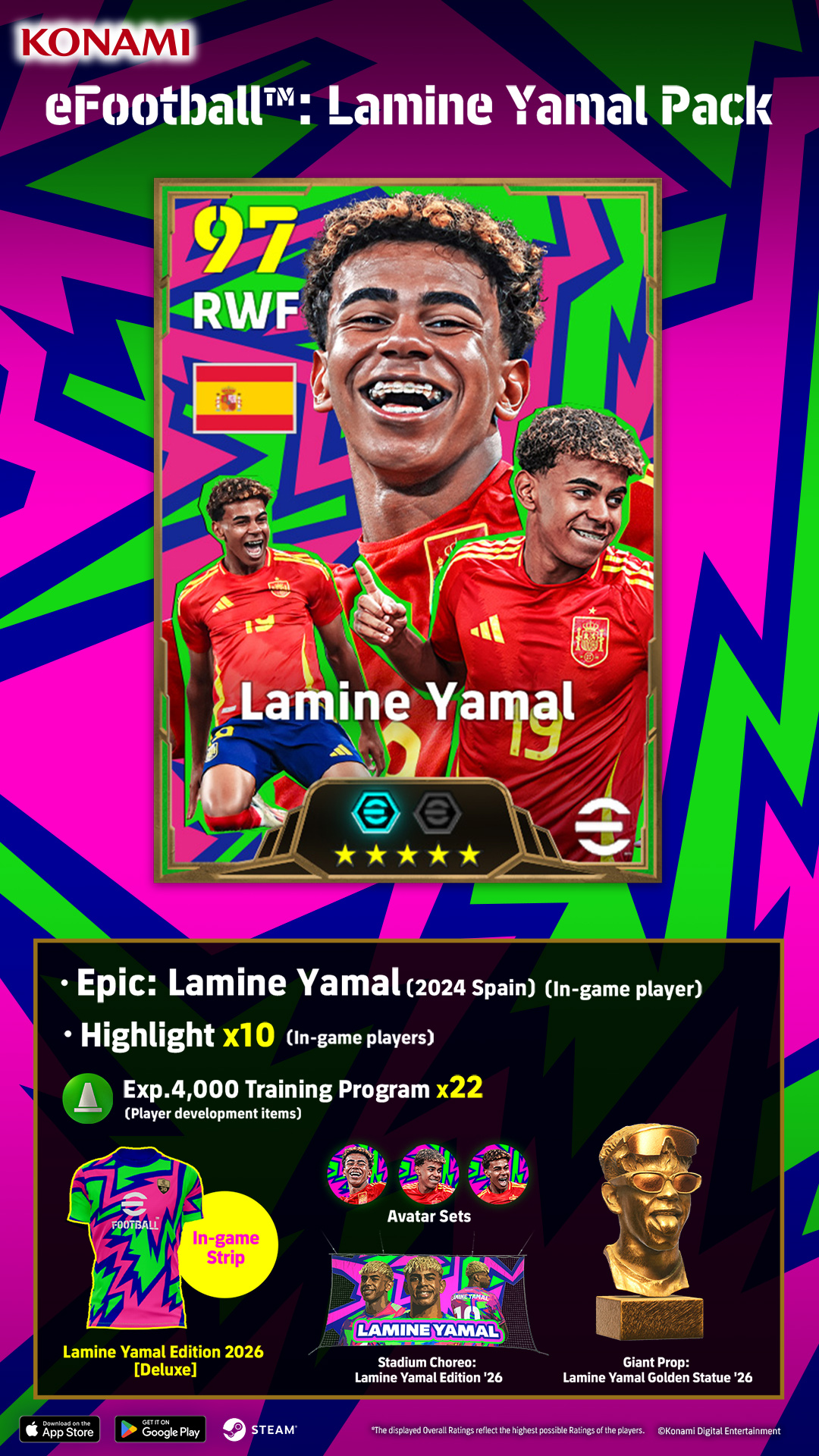 Konami App Facebook ad