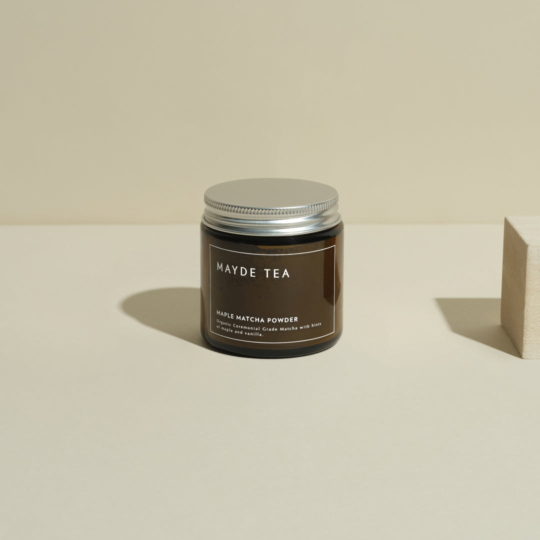 Mayde Tea Facebook ad: Explore our collection of botanically brewed teas…