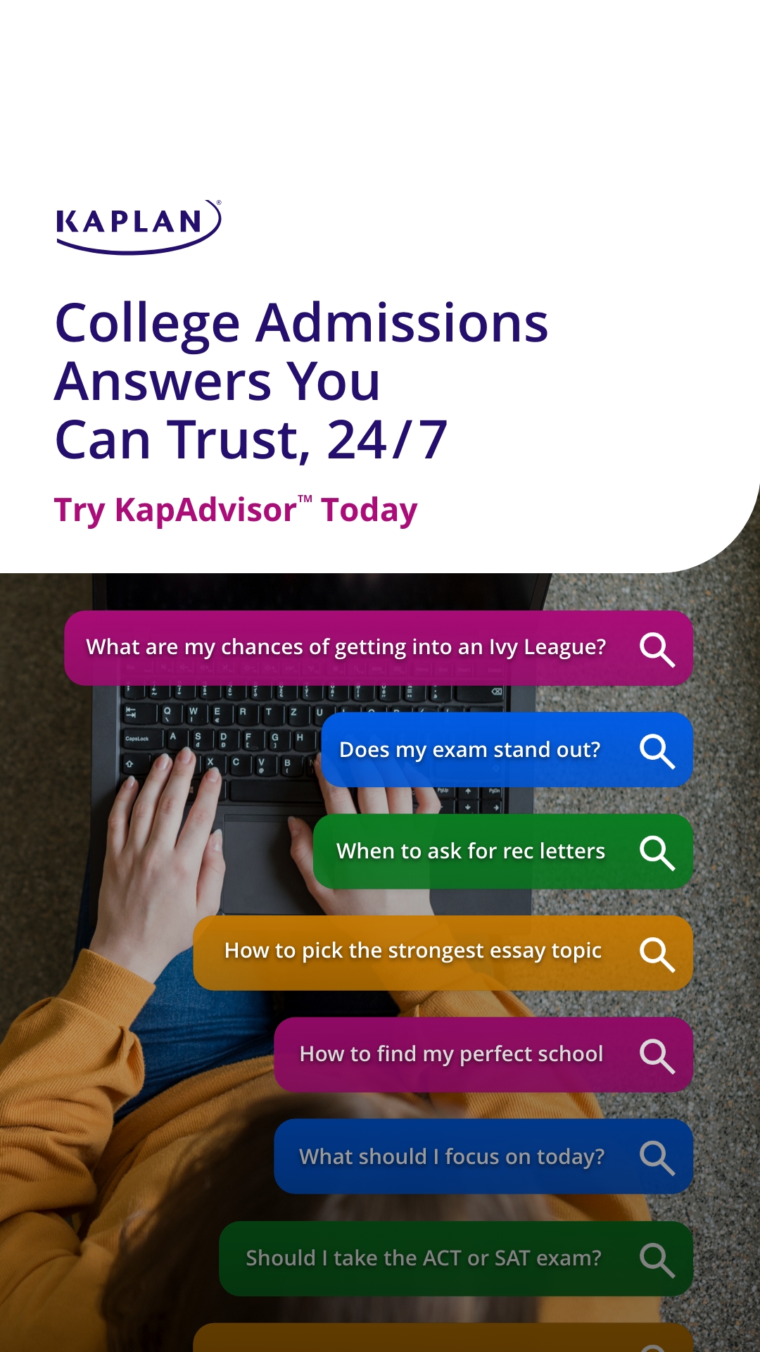 Kaplan College Prep Facebook ad