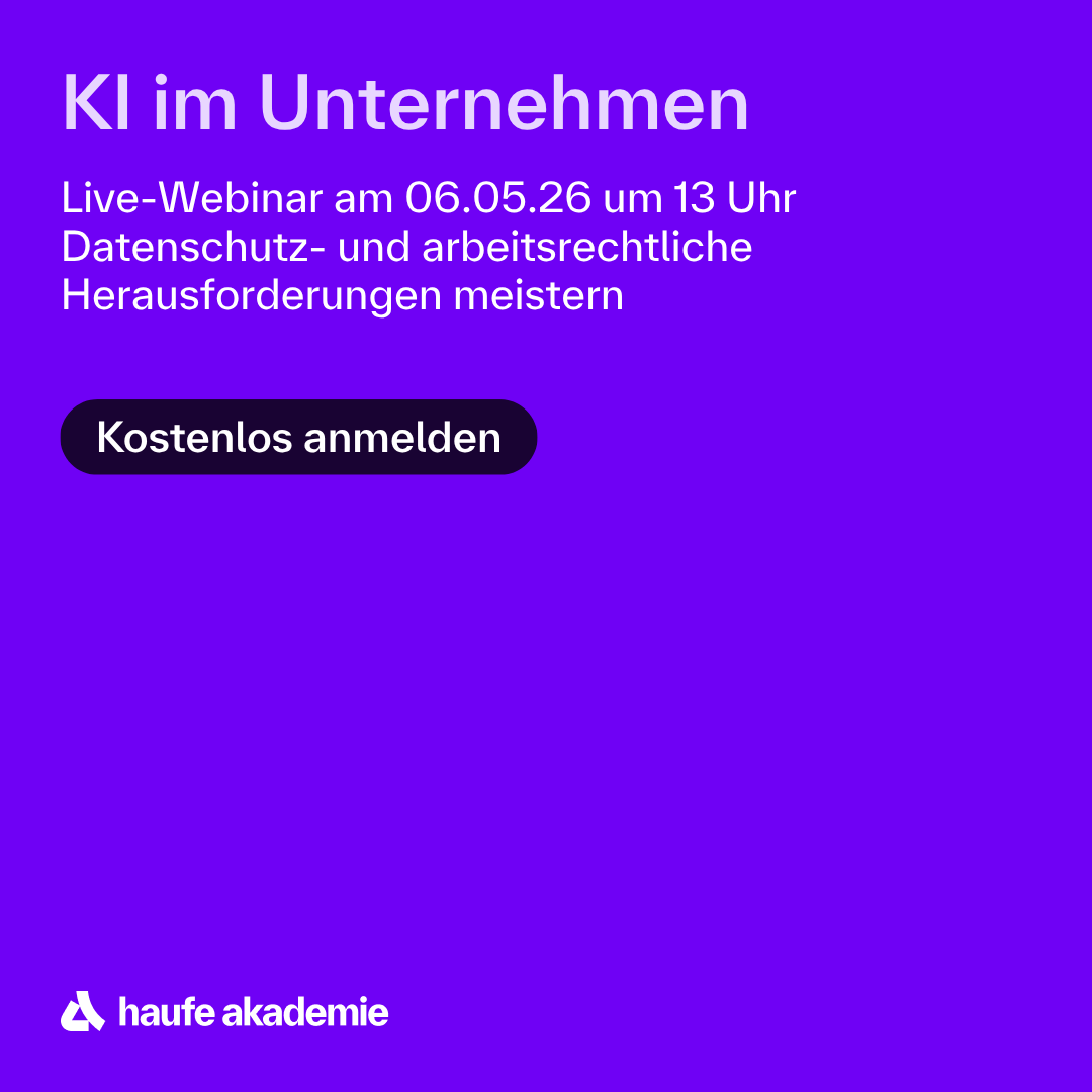 Haufe Akademie Facebook ad