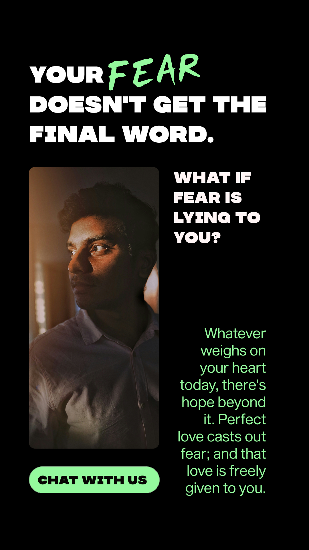 Hey Fear Facebook ad