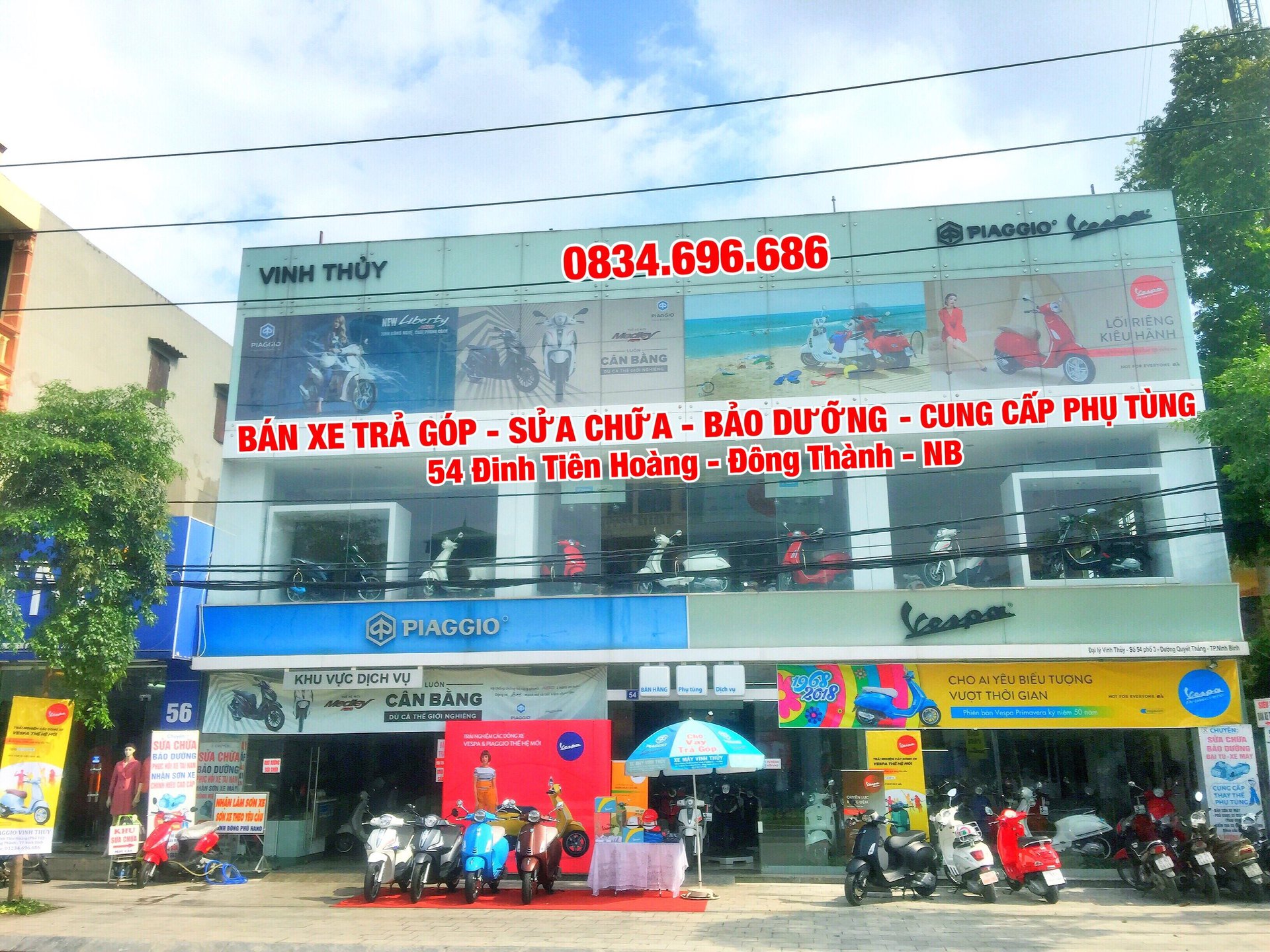 Piaggio Vespa Vinh Thủy - Xe Máy Ninh Bình Facebook ad: Xe Máy VinhThủy - Ninh Bình - LH: 0834.696.686