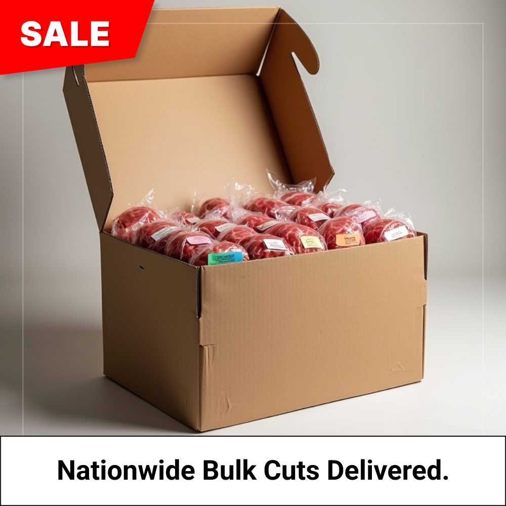 QuickSearches Zenith Facebook ad: Bulk Meat Delivery Nationwide.