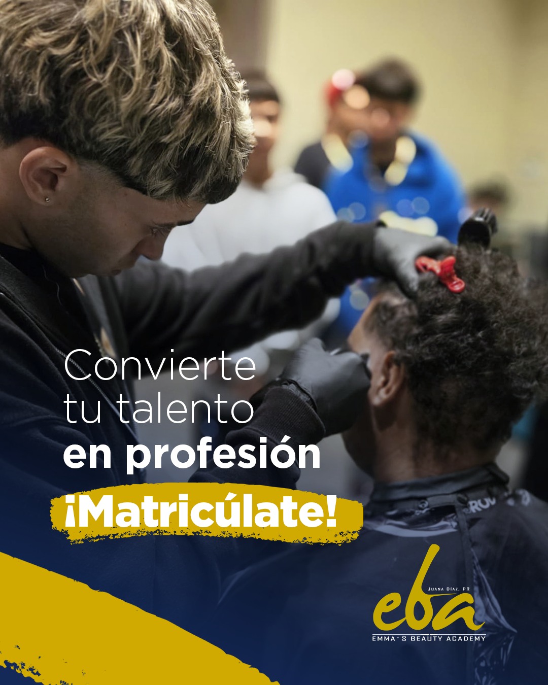 EBA Juana Díaz Facebook ad: No es cortar cabello, es crear estilo y…