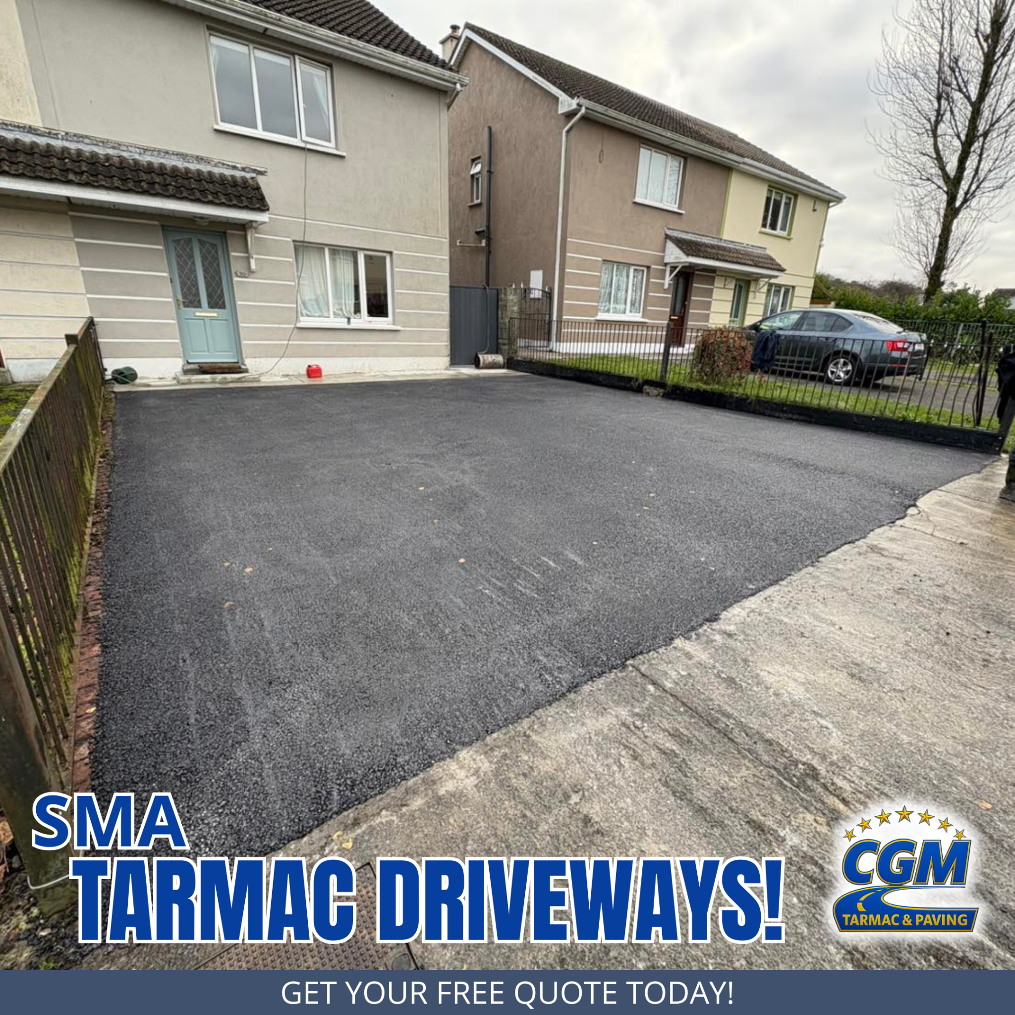 CGM Tarmac & Paving Facebook ad: Get Your Free Quote!