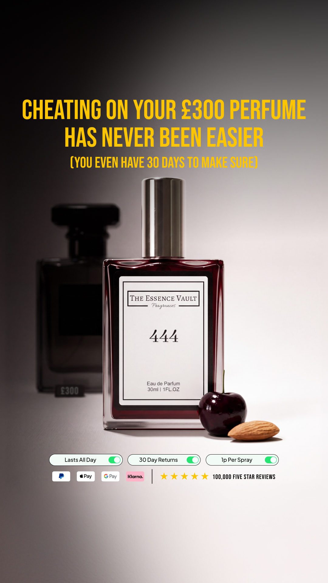 The Essence Vault Facebook ad