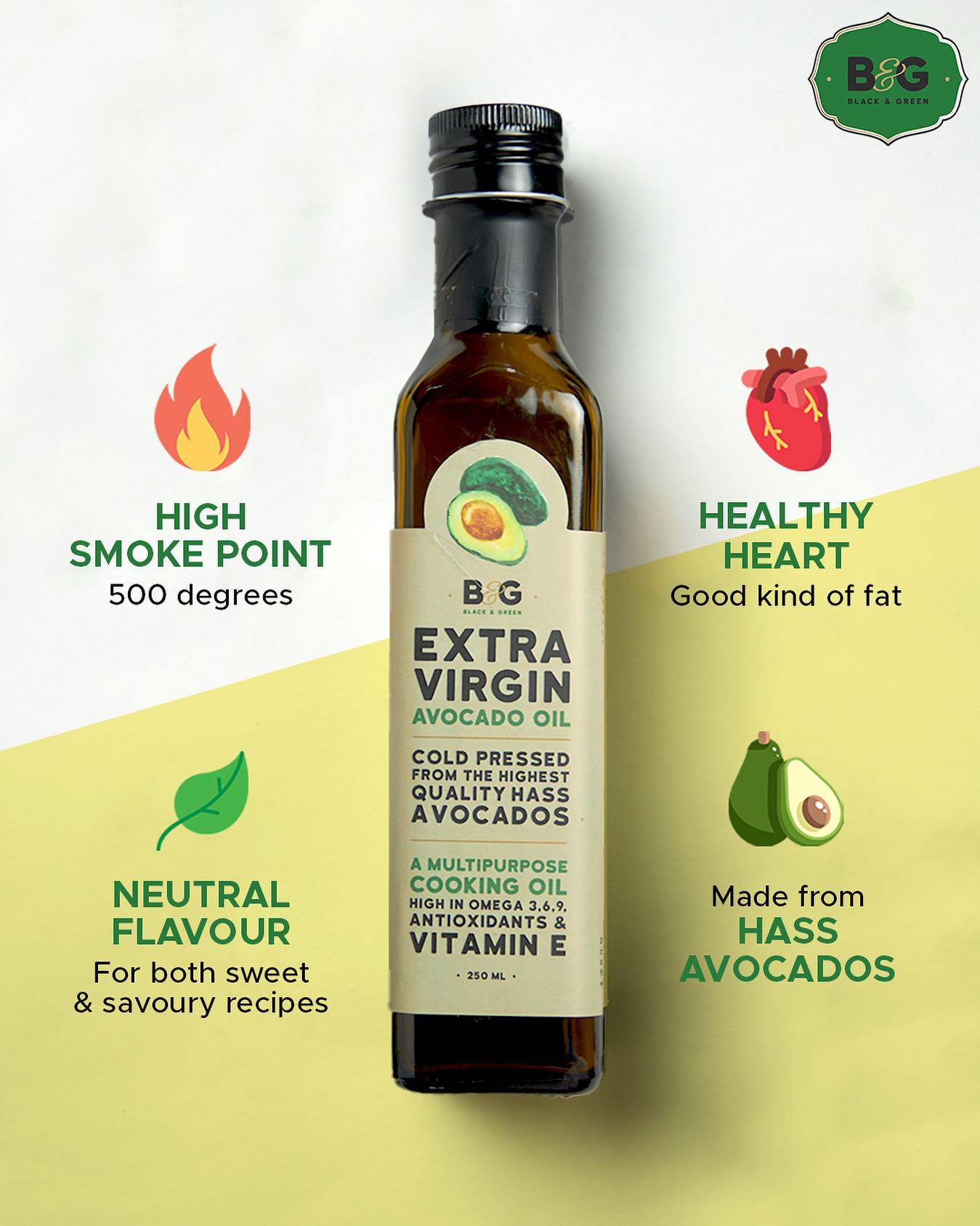 B&G Avocado OIL Facebook ad