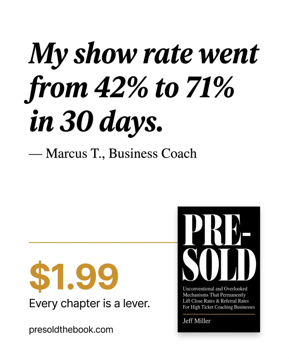 Jeff Miller - Online Business Coach Facebook ad