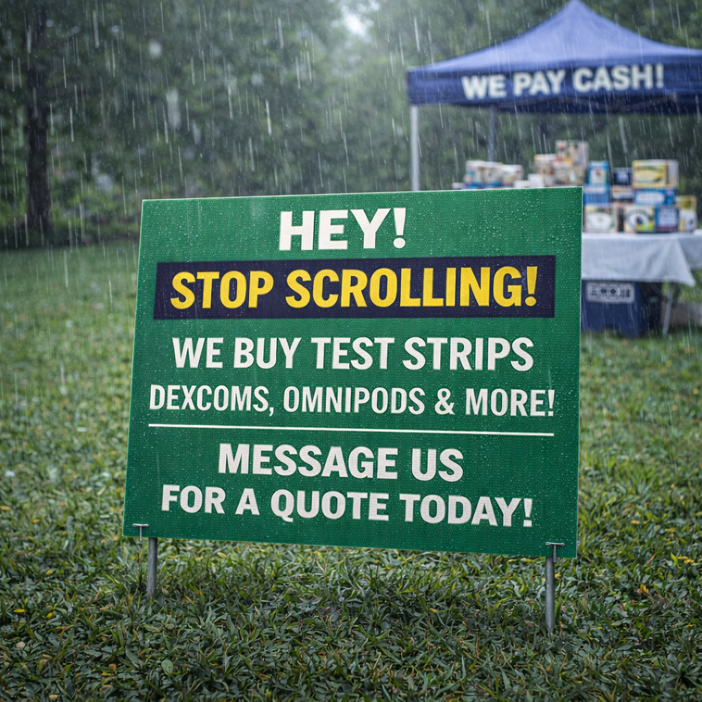 Cash For Diabetic Supplies Ohio Facebook ad