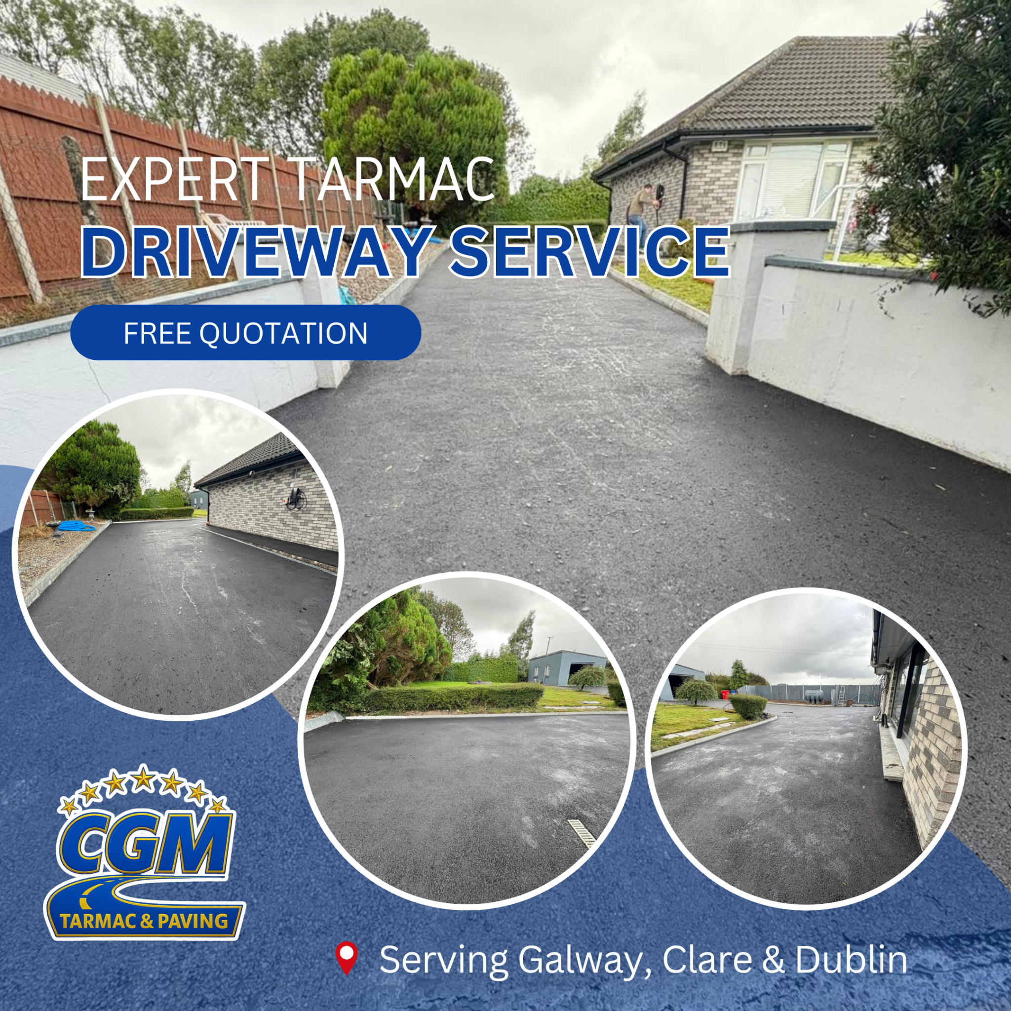 CGM Tarmac & Paving Facebook ad: The Driveway You Deserve!