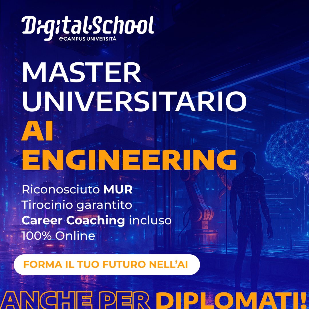 Digital School Facebook ad: Master AI Engineering